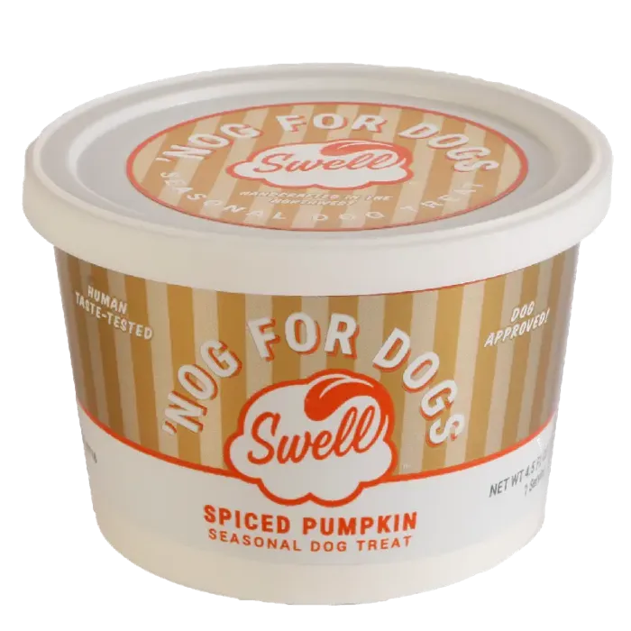 ‘Nog for Dogs Spiced Pumpkin Gelato 4.5-oz Cup