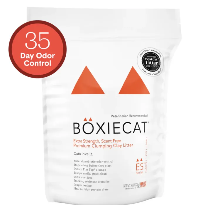 Boxie Cat Extra Strength Premium Clumping Clay Lit