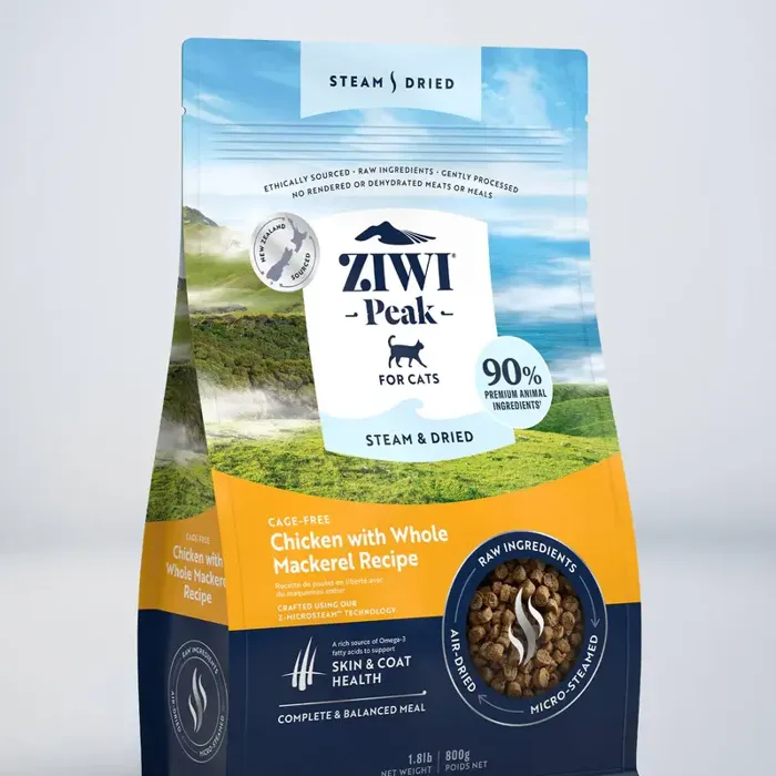 Ziwi Cat Steam Dried Chicken W Whole Mackerel 4.9#