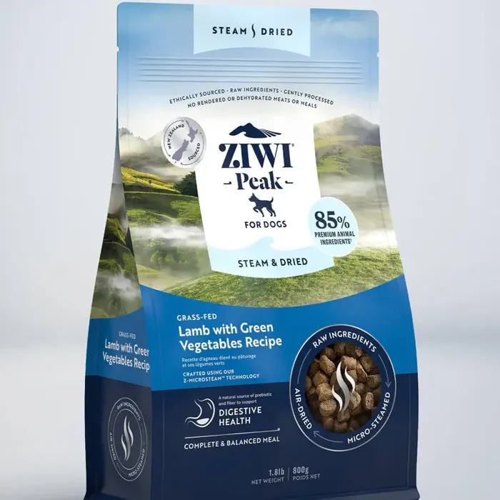 Ziwi Dog Steam Dried Lamb W Green Vegetables 7.1#