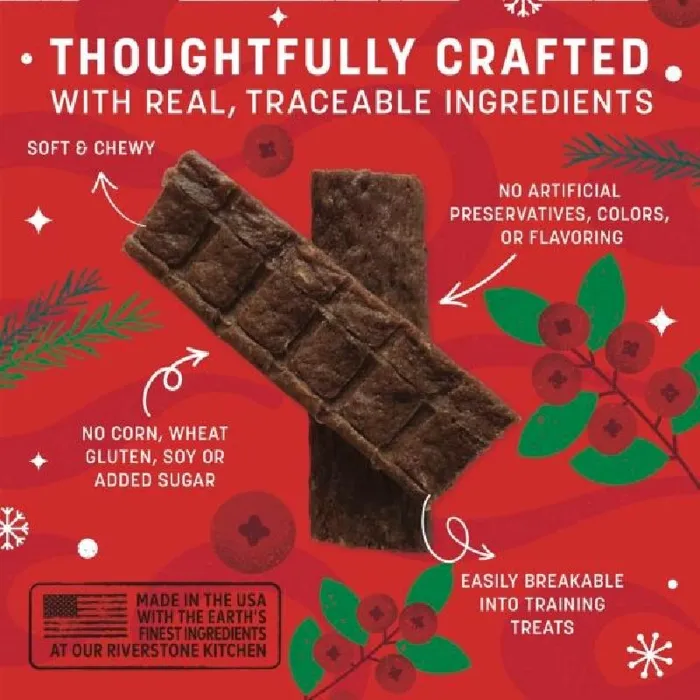 Earth Animal Wisdom Air Dried Holiday Jerky 4oz