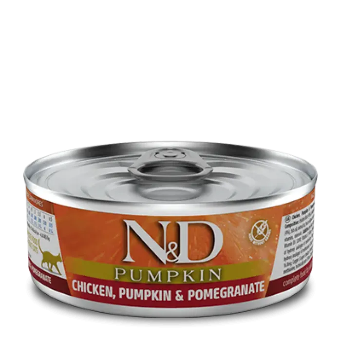 Farmina N&D Ppkn Ckn & Pomegranate Can Cat 2.5oz