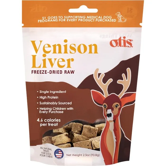 Otis Freeze-Dried Venison Liver 2.3oz