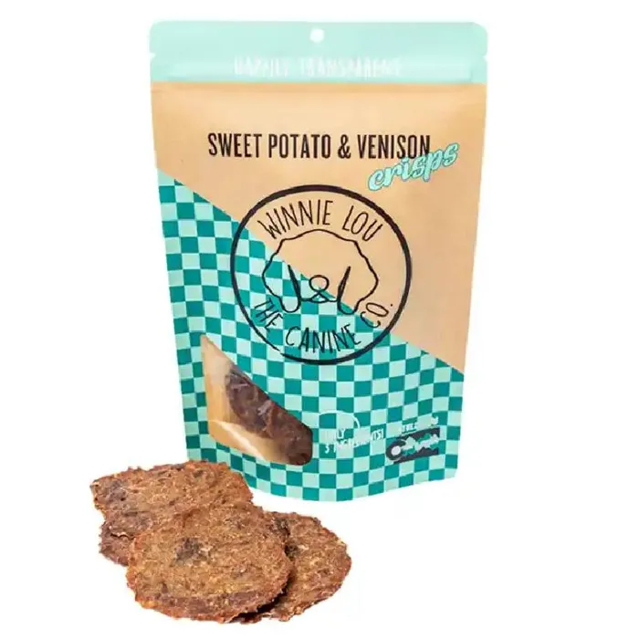 Sweet Potato & Venison Crisps for Dogs 2.5-oz