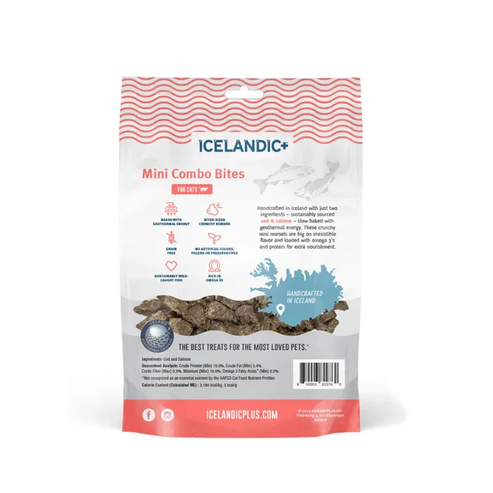 Icelandic For Cats Cod & Salmon Bites 1.7-oz