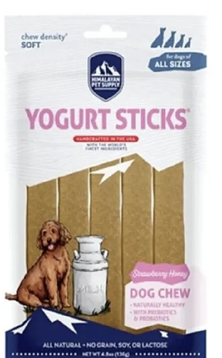 Himalayan Yogurt Sticks Strawberry Dog Chew 4.8-oz