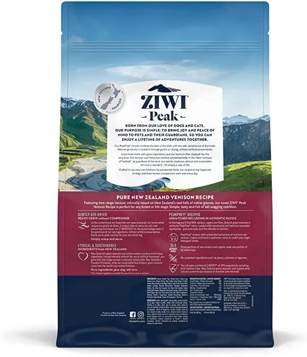 Ziwi Peak Air-dried For Dogs Vensn 2.2-lb