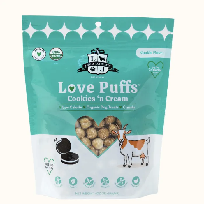 Lord Jameson Organic Cookies & Cream Love Puffs