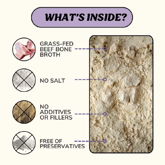 Fido’s Dehydrated Simply Bf Bone Broth (60 scoops)