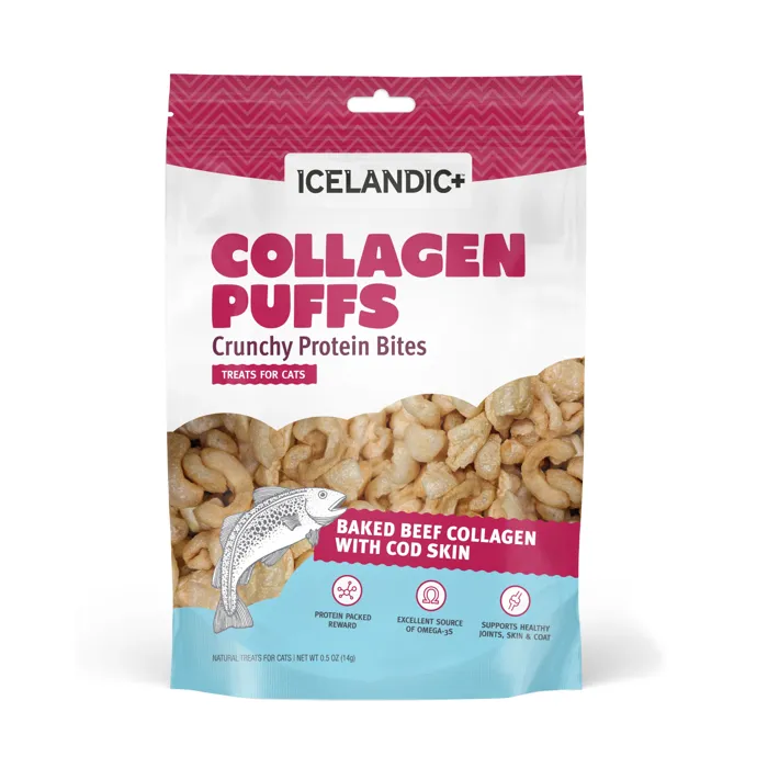 Icelandic Cat Collagen Puffs Bf W/ Cod Skin 0.5-oz