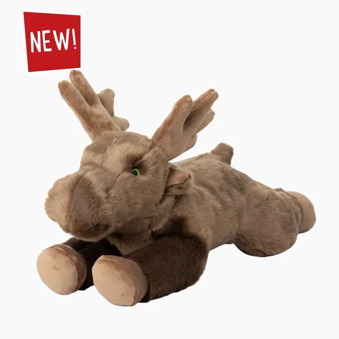 Fluff & Tuff Trax Moose large front plush