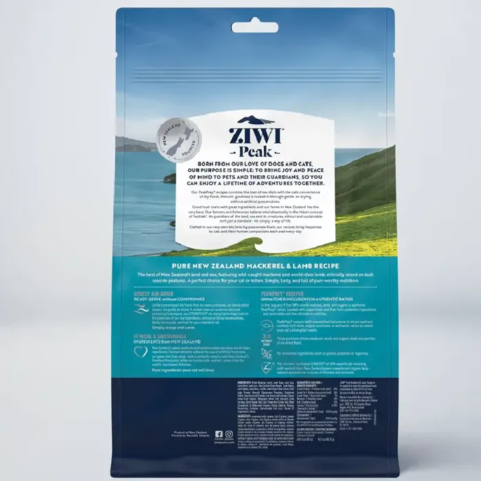 Ziwi Peak Cat Air-Dried Mackerel & Lamb 14-oz