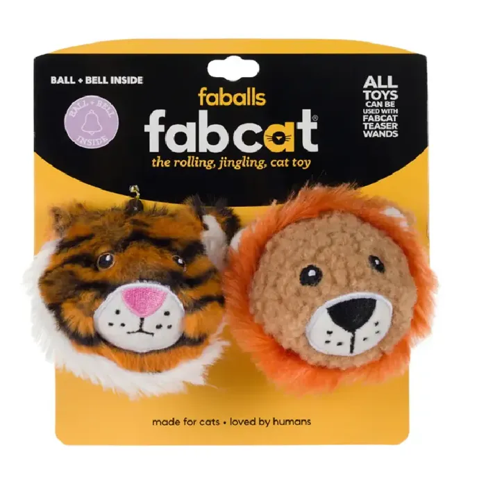 Fab Cat Fbal Lion Tiger 2pk