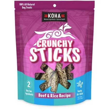 Koha Crunchy Sticks Beef & Rice 10.58-oz