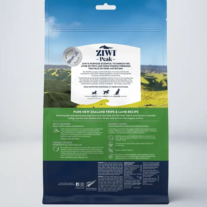 Air-Dried Pure New Zealand Tripe & Lamb Recipe for