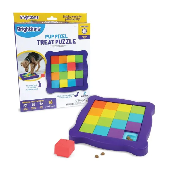 Brightkins Pup Pixel Treat Puzzle