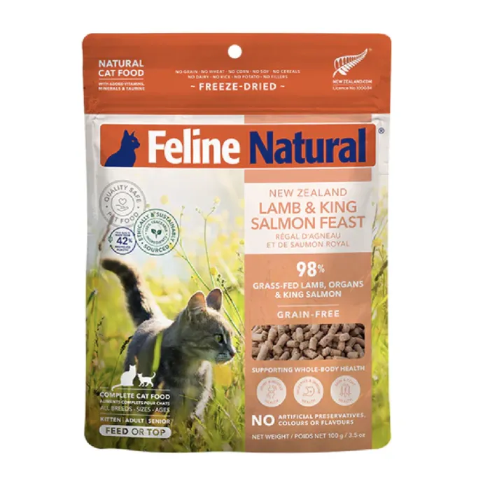Feline Natural Fzd Topper Lamb & Salmon 3.5oz