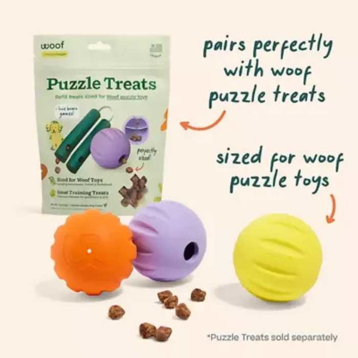 Woof Dog Toy Forager Flyball Single Lavender