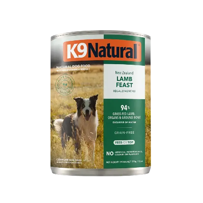 K9 Natural Grain Free New Zealand Lamb Feast Can 13 Oz
