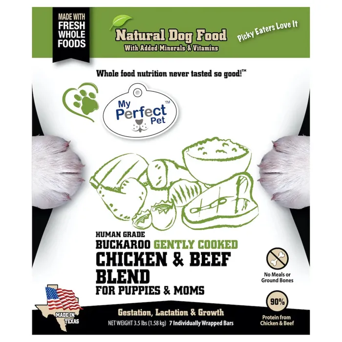 My Perfect Pet Dog Frzn Cook Ckn Bf Puppy 4-lb