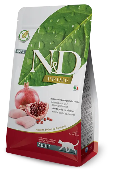 Farmina N&d Prime Chicken & Pomegranate Dry Cat Food 11-lb