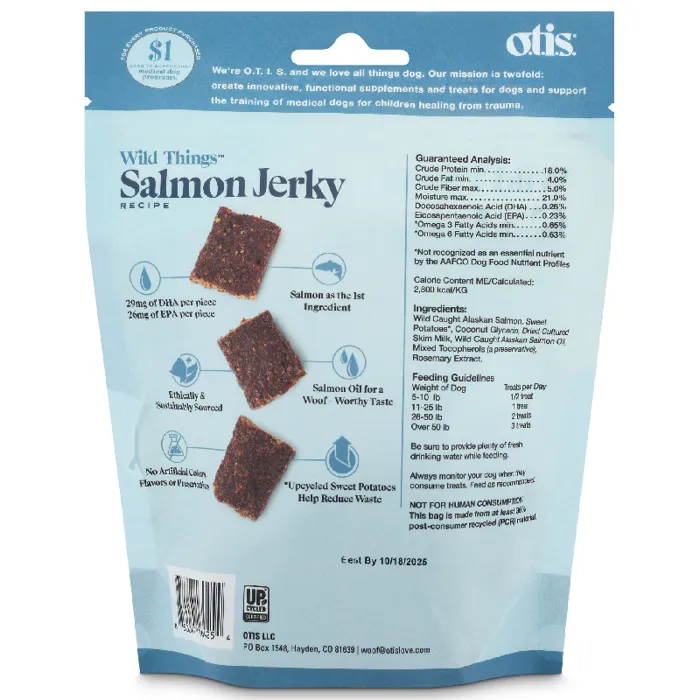 Wild Things Fish Jerky 4oz 16254 Otis 6/cs
