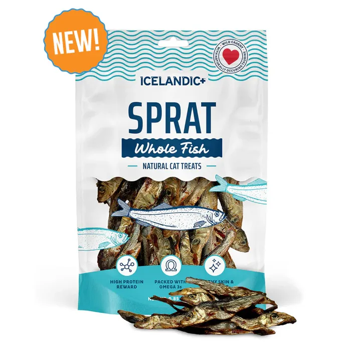 Icelandic For Cats Sprats Whole Fish 1.5-oz