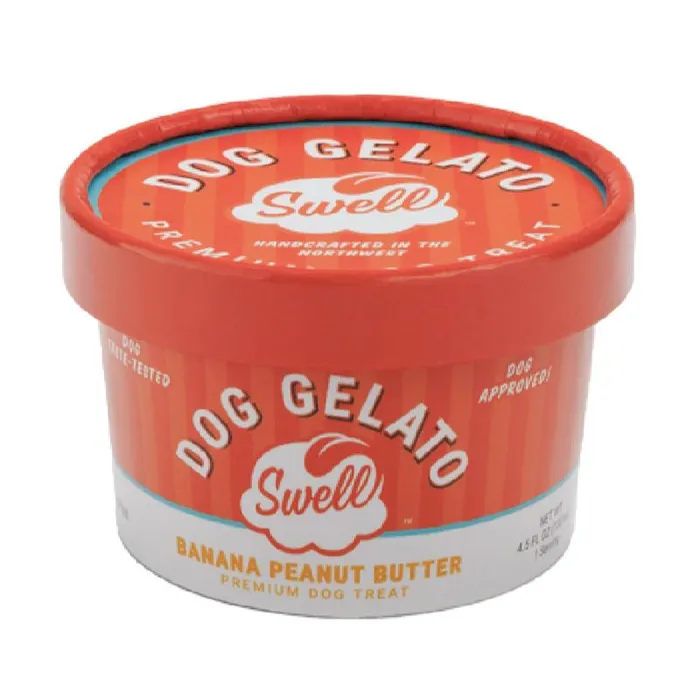 Swell Dog Gelato Peanut Butter & Banana 4-oz