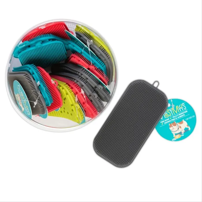 Messy Mutts Display Silicone Dual Side Bowl Scrubber 20/di