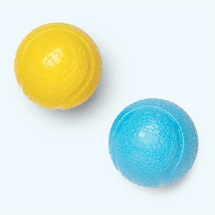 West Paw Boundr 2-pk Blue & Yellow S