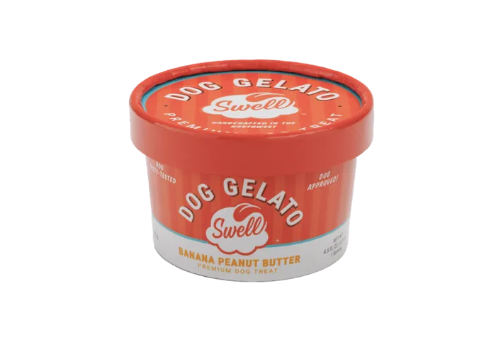 Swell Dog Gelato Peanut Butter & Banana 4-oz