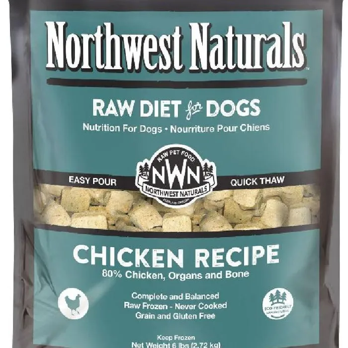 Northwest Naturals Frozen Raw Chicken Nuggets 6LB