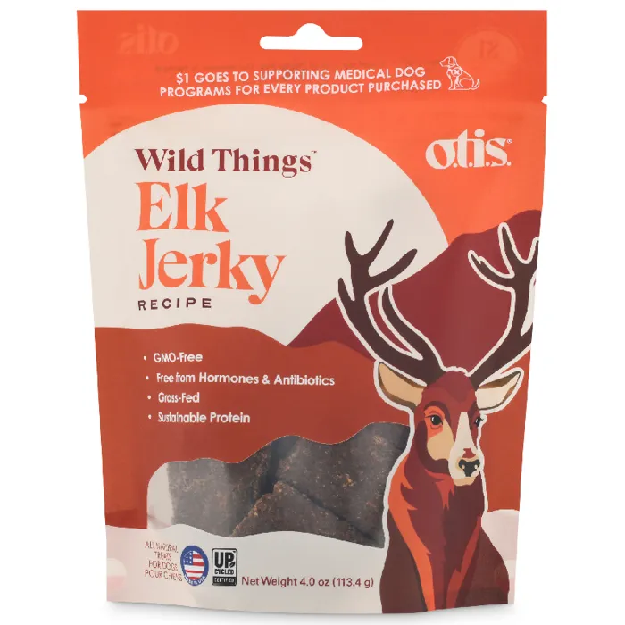 Wild Things Jerky Elk 4oz Otis 6/cs