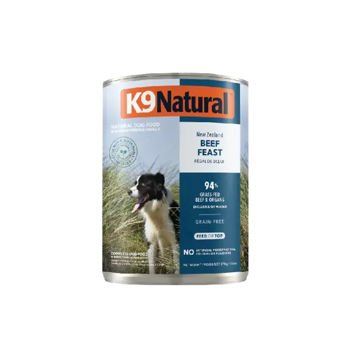 K9 Natural New Zealand Grain Free Beef Feast Can 13oz
