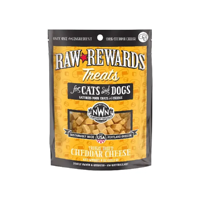 Northwest Naturals Freeze-Dried Cheddar Cheese for Dogs and Cats 6oz