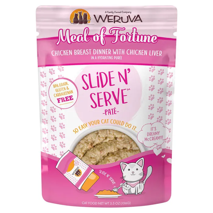 Weruva Cat Gf Meal Of Fortune Pate Pouch 5.5 Oz